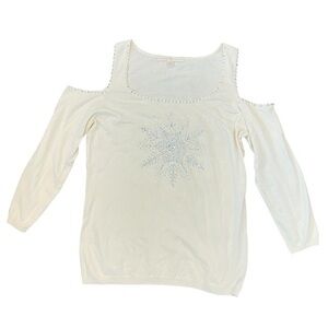 Boston Proper Cold Shoulder Sweater